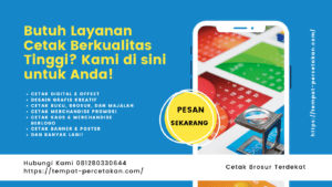 cetak brosur terdekat di depok