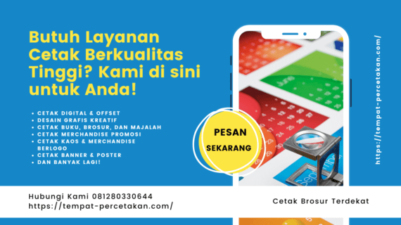 Cetak Brosur Terdekat di Depok