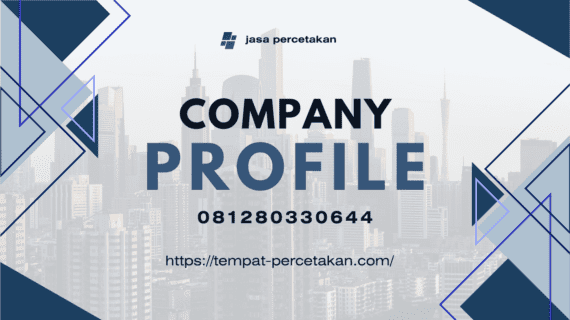Cetak Company Profile Profesional