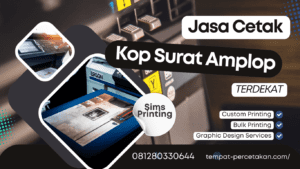 Amplop dengan desain unik
