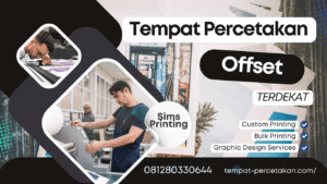Percetakan offset dengan layanan desain