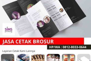 Jasa Cetak brosur Art Paper Berkualitas Tinggi di Jakarta untuk Bantu Promosi Bisnis Anda