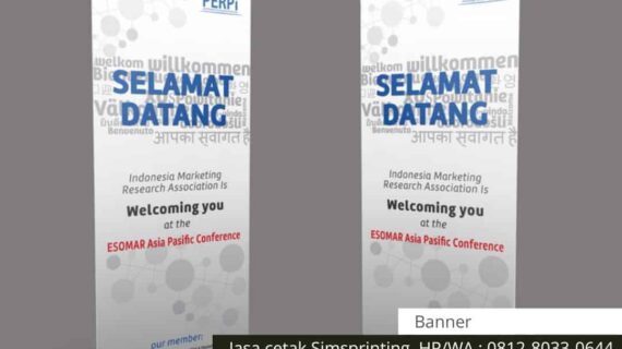 Percetakan Banner Terdekat untuk Branding Produk dari Sims Printing