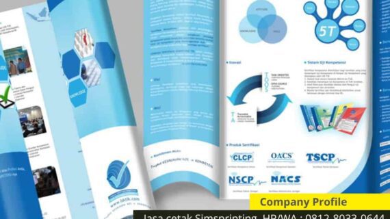 Jasa Cetak Company Profile Perusahaan Jasa Keuangan Profesional