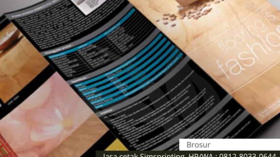 Jasa Cetak Brosur Promosi Produk dan Jasa