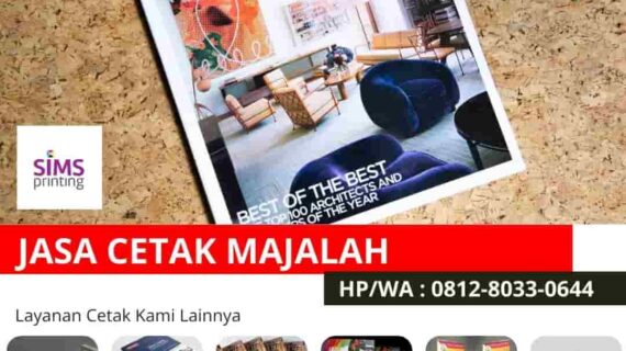 Jasa Cetak Majalah Promosi Perusahaan Pariwisata Perhotelan