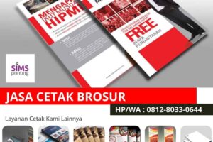 Jasa Cetak Brosur Terdekat Promosi Bisnis Event Organizer