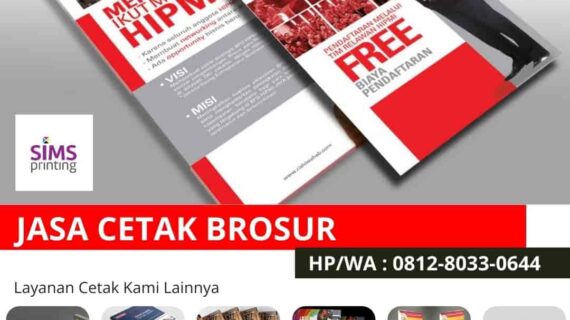 Jasa Cetak Brosur Terdekat Promosi Bisnis Event Organizer