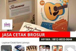 Tempat Cetak Brosur Terdekat untuk Branding Studio Les Musik