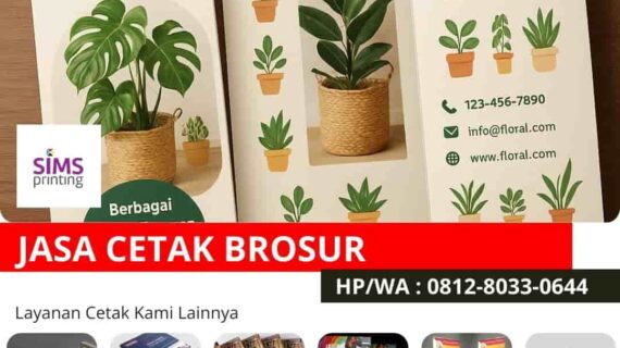 Jasa Cetak Brosur Terdekat Toko Tanaman Hias dan Kebun