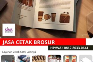 Jasa Percetakan Brosur untuk Promosi Branding UKM Coffee Shop