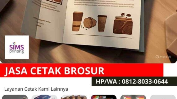 Jasa Percetakan Brosur untuk Promosi Branding UKM Coffee Shop