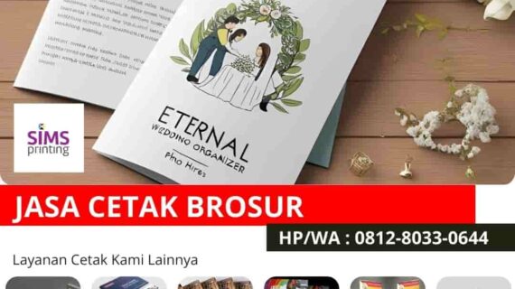 Jasa Percetakan Brosur Promosi Usaha Jasa Wedding Organizer