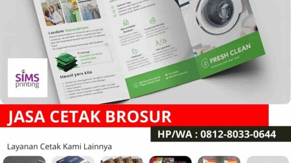 Brosur untuk UMKM: Strategi Promosi Efektif Lewat Tempat Cetak Brosur Terdekat Jasa Laundry Kiloan