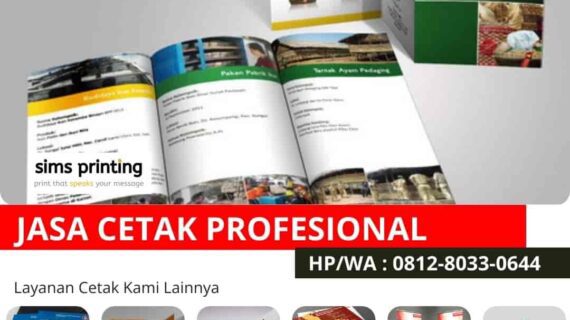 Jasa Cetak Brosur di Jakarta Selatan Professional untuk Kebutuhan Promosi Bisnis Modern