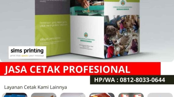 Jasa Cetak Brosur di Bekasi Utara Terpercaya untuk Profesionalisme Promosi Bisnis Anda